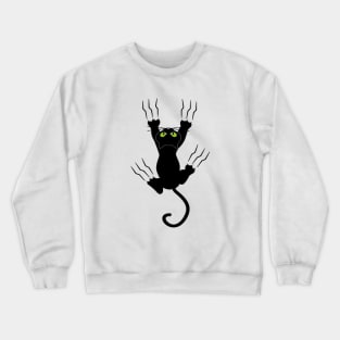 Kitten Falling Crewneck Sweatshirt